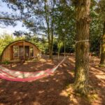 Luxury glamping pods
